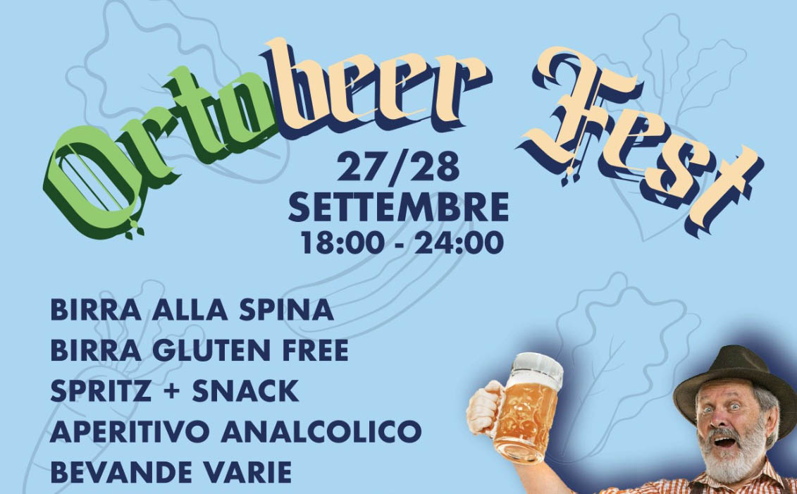 Octobeer Fest: 27 e 28 settembre al Parco Ort9